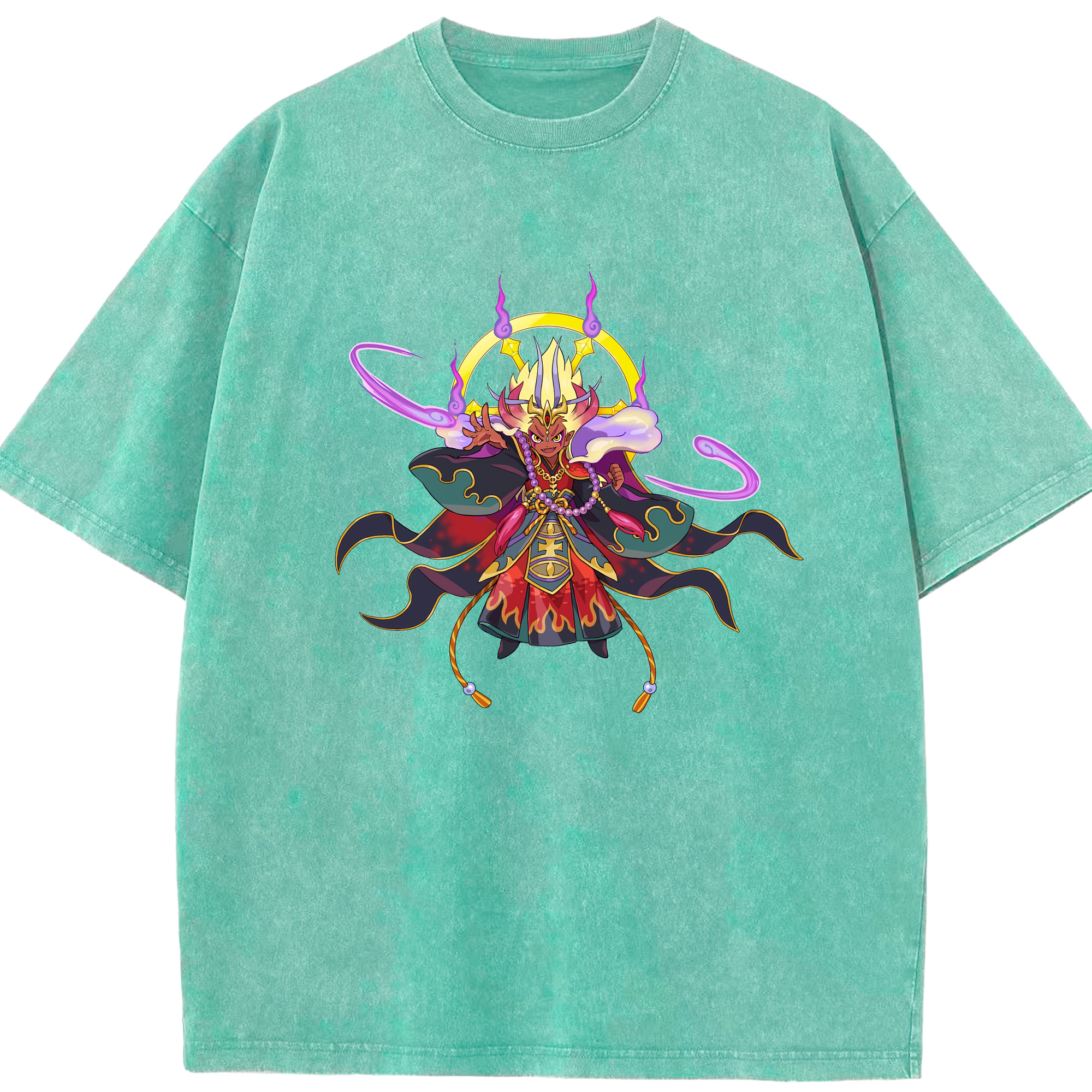 （画像用） 妖怪ウォッチ Yo-kai Watch 綿100% ヴィンテージ風 半袖Tシャツ（フロントプリント）